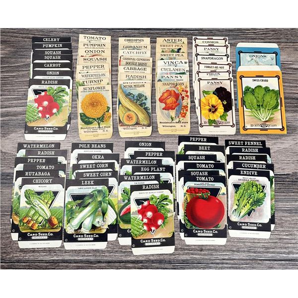 Card Roudabush Burts Seed Packets