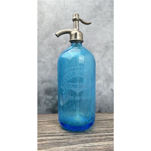 Reno Nevada Packing Company Seltzer Bottle