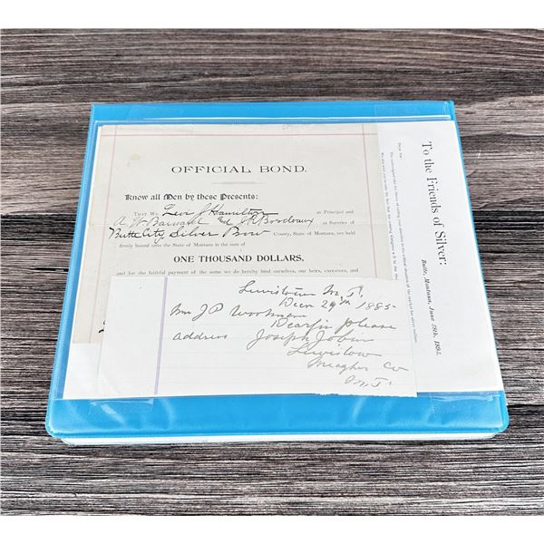 Antique Montana Paper Ephemera