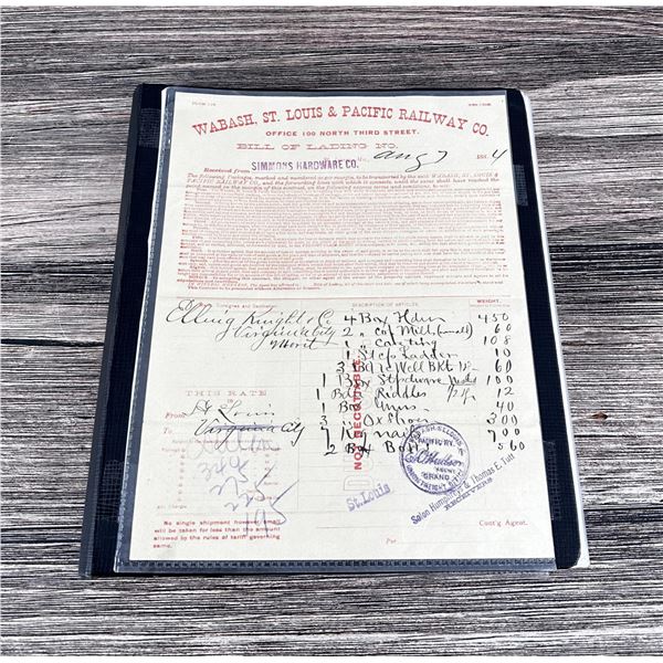 Antique Montana Paper Ephemera