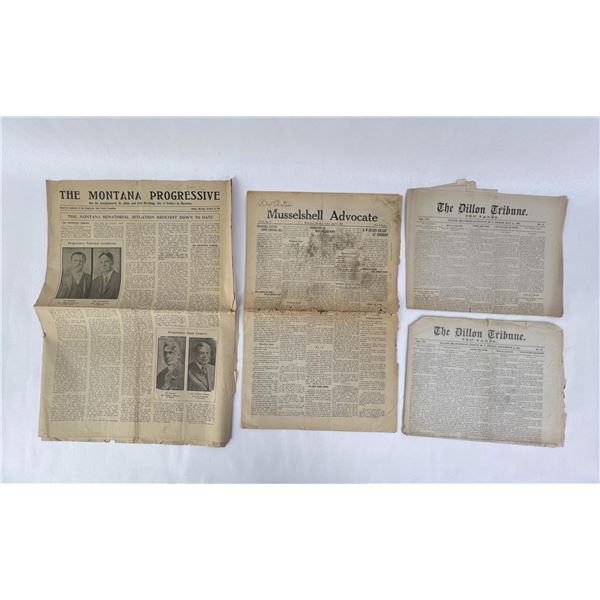 Antique Montana Newspapers