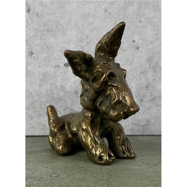 Pompeian Bronze Scottie Dog