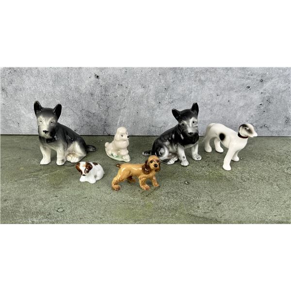Collection of Dog Figurines