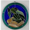 Image 2 : Stained Glass Frog Suncatcher Window
