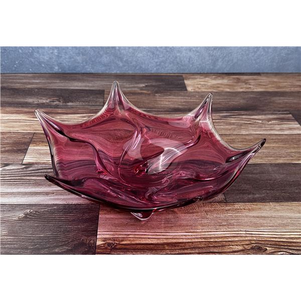 Mid Century Murano Art Glass Bowl