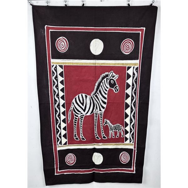 African Tribal Zebra Batik