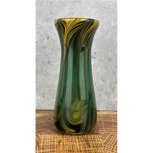 Signed Art Glass Vase