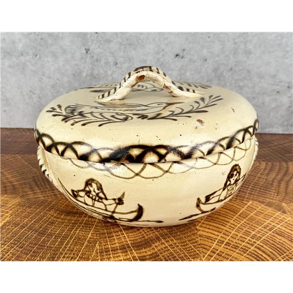 Michoacan Tzintzuntzan Pottery Casserole