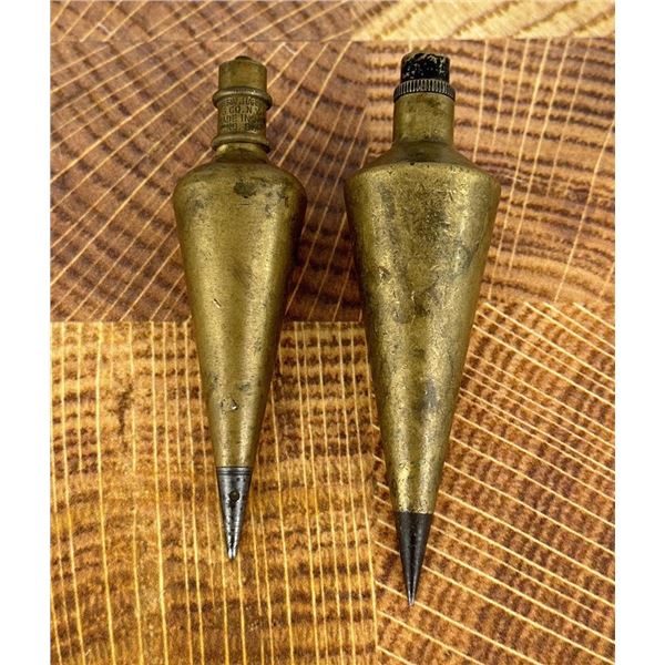 Antique Brass Plumb Bobs