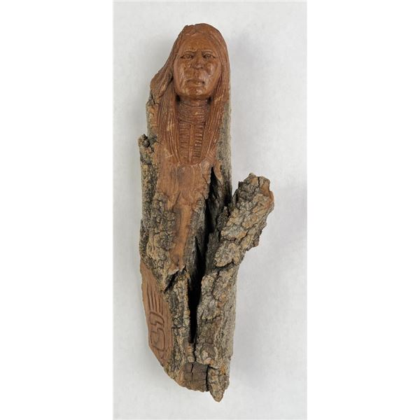 Edward Lewis Montana Cottonwood Carving