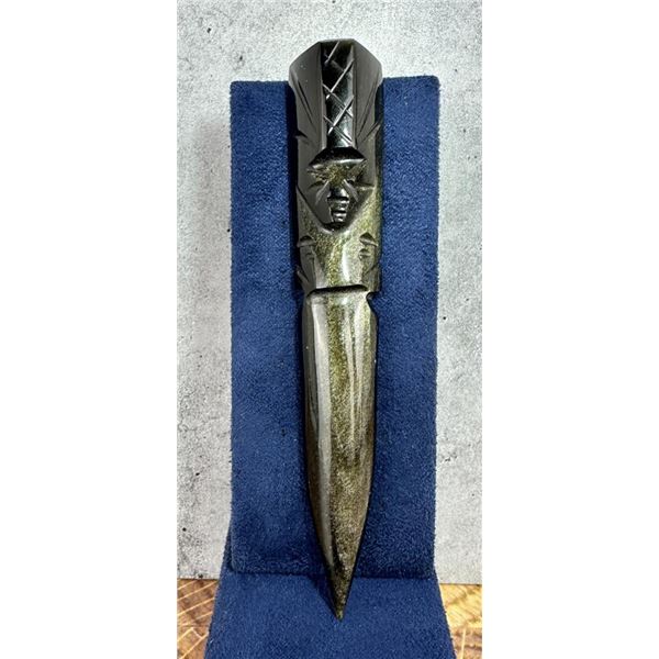 Mexican Obsidian Aztec Letter Opener