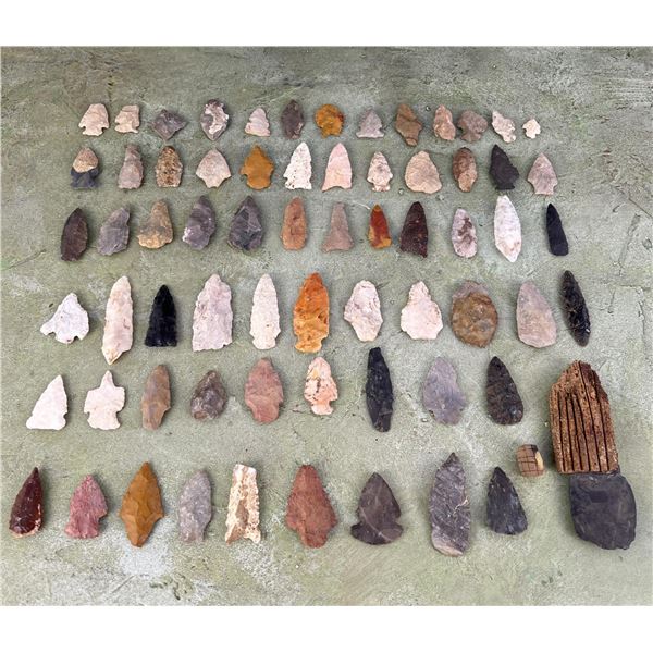 Ancient Native American Indian Arrowheads