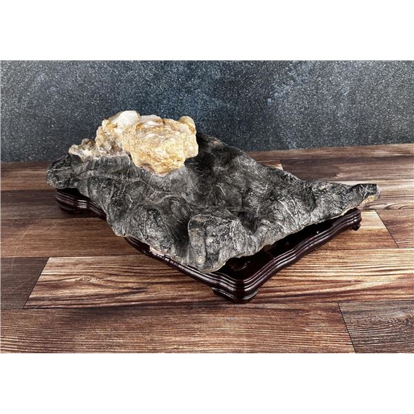 Chinese Suiseki Scholar Rock Viewing Stone