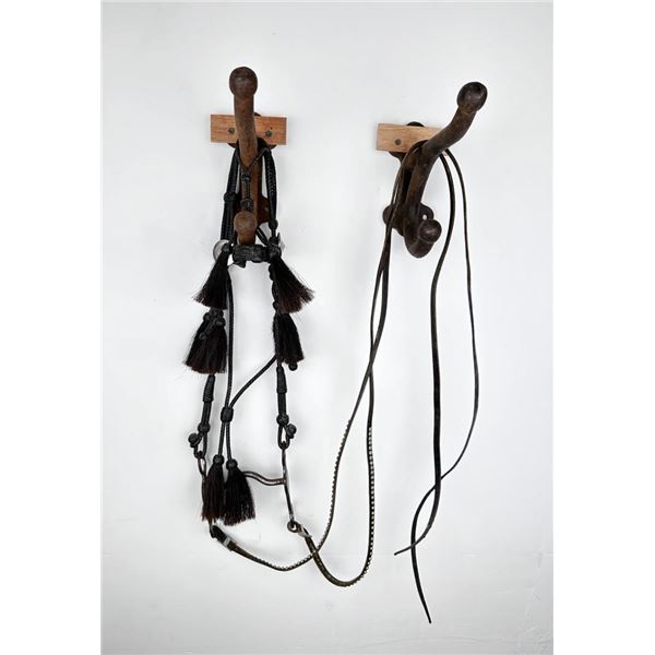 Braided Leather Cowboy Headstall