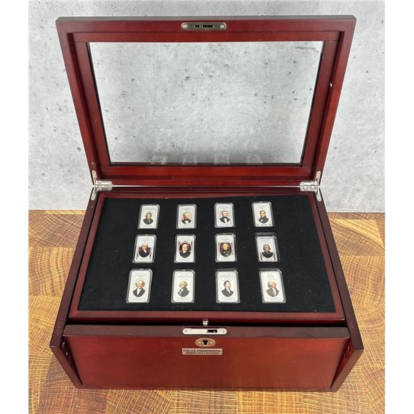 The Presidential Ingot Collection In Wood Case