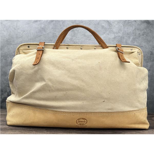 Nicolas Canvas Leather Lineman Tool Bag