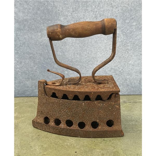 Antique French Coal Sad Iron