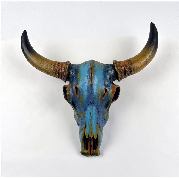 Resin Buffalo Skull Wall Decor
