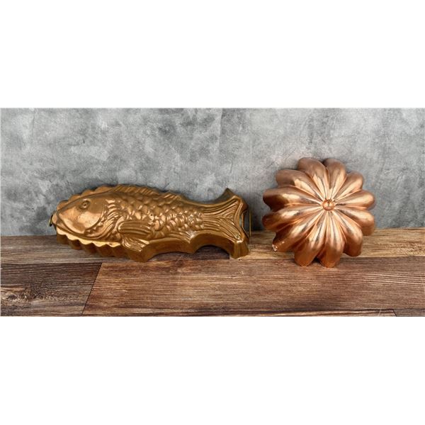 Copper Pudding Molds