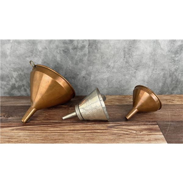 Copper Kitchen Funnels