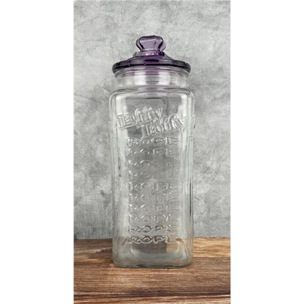 Laffy Taffy Glass Store Display Jar