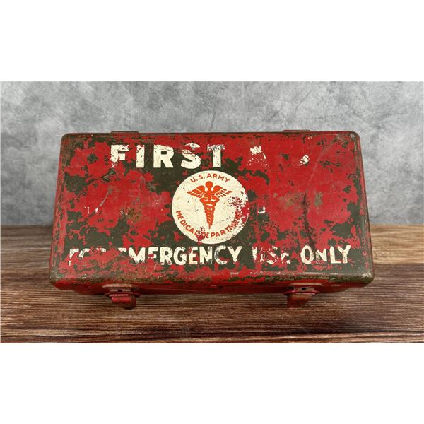 WW2 WWII US Army Vehicle First Aid Kit
