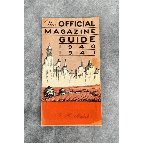 The Official Magazine Guide 1940 1941