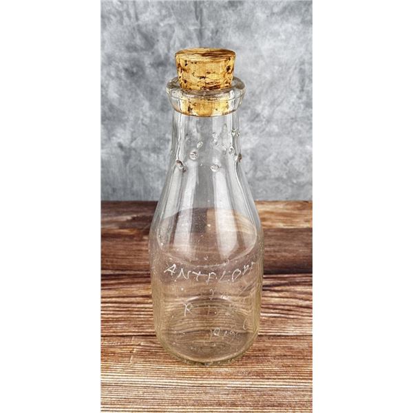 Antelope Dairy Red Bluff California Milk Bottle