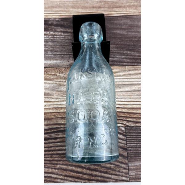 Jackson's Napa Soda Springs Blob Top Bottle