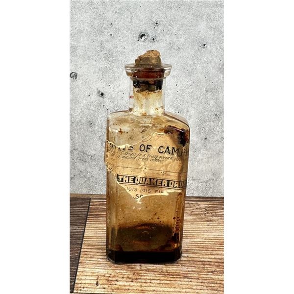The Quaker Drug Company Seattle Washington Bottle