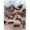 Image 3 : Cast Iron Oil Lamp Wall Brackets