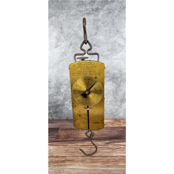 Salter Brass Face Spring Balance Scale Number 60