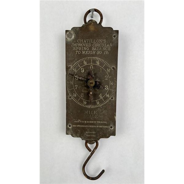 Chatillons Brass Face Milk Scale