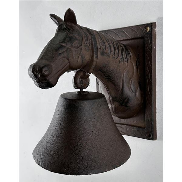 Cast Iron Horse Head Bell