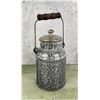 Image 2 : Antique Graniteware Milk Can Pail
