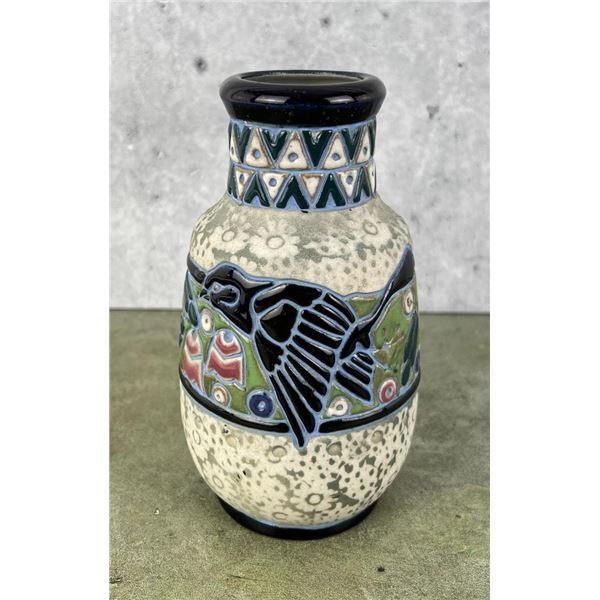Czechoslovakia Amphora Pottery Vase