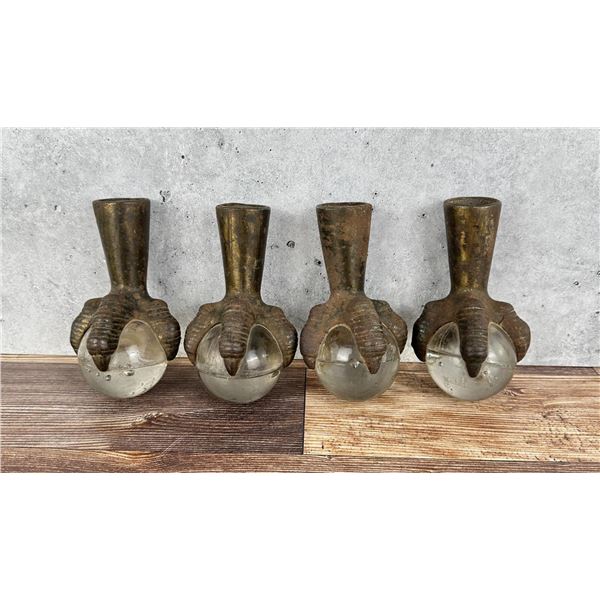 Cast Iron Glass Ball in Claw Furniture Feet