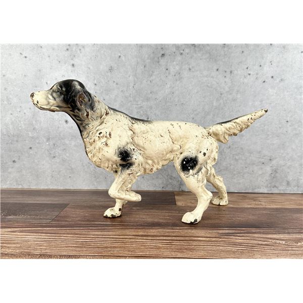 Antique Hubley Cast Iron English Setter Door Stop