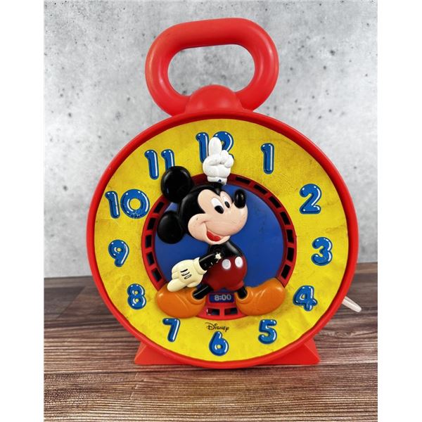 Mattel Walt Disney Mickey Mouse Talking Toy Clock