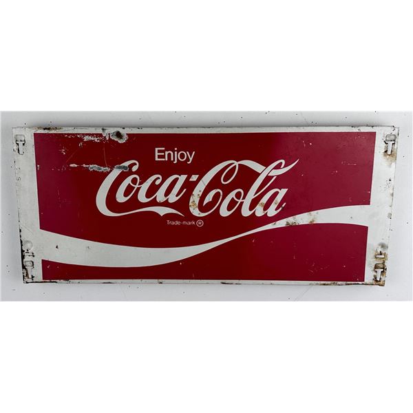 Enjoy Coca Cola Metal Rack Sign
