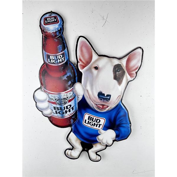 1989 Spuds McKenzie Bud Light Metal Sign