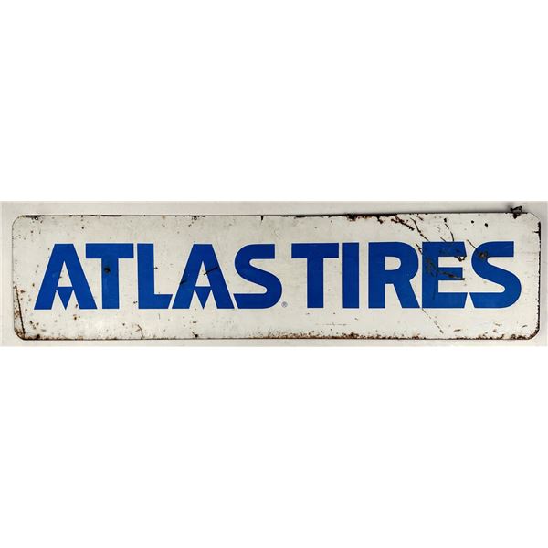 Atlas Tires Metal Sign