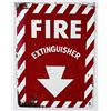 Image 1 : Fire Extinguisher Metal Sign