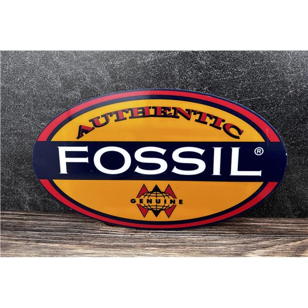 Fossil Watches Plastic Sign
