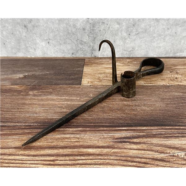 Antique Butte Montana Miners Candlestick