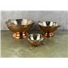 Image 1 : Set Of Copper Strainers Colanders