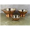 Image 2 : Set Of Copper Strainers Colanders