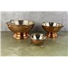 Image 3 : Set Of Copper Strainers Colanders