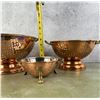 Image 9 : Set Of Copper Strainers Colanders