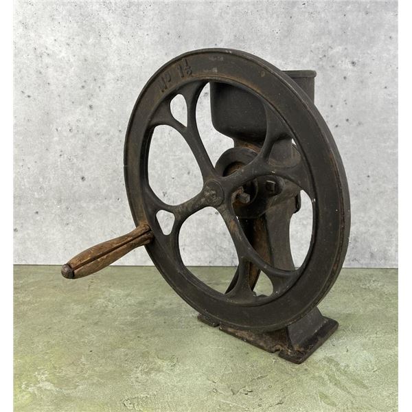 Antique Number 1 1/2 Cast Iron Corn Coffee Grinder
